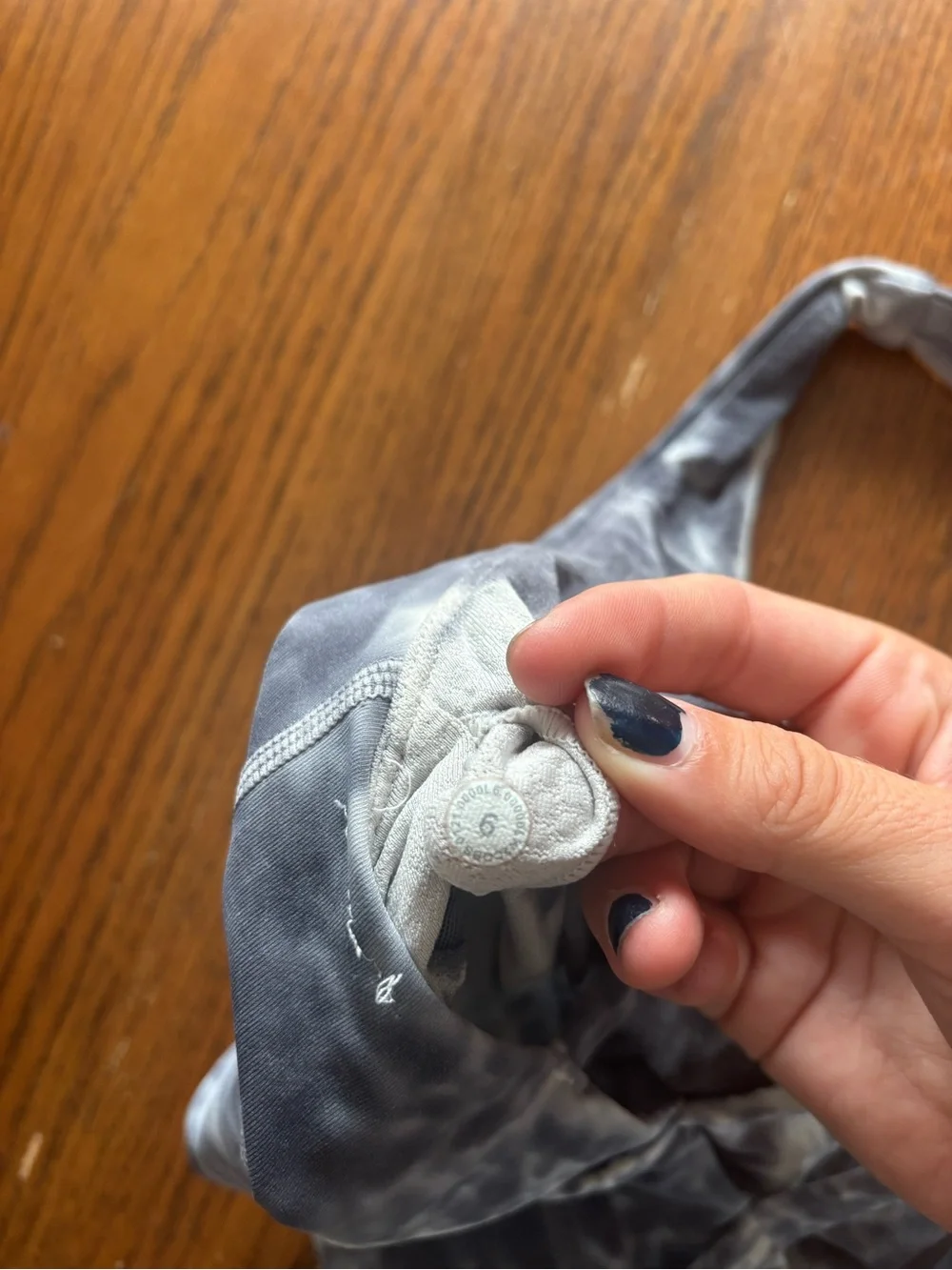 Lululemon energy bra long line tie dye size 6 yoga